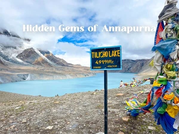 Beautiful landscape of Tilicho Lake during the Annapurna Circuit trek
