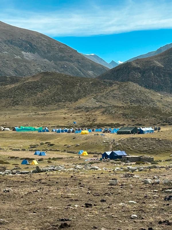 Camping in Limi Valley