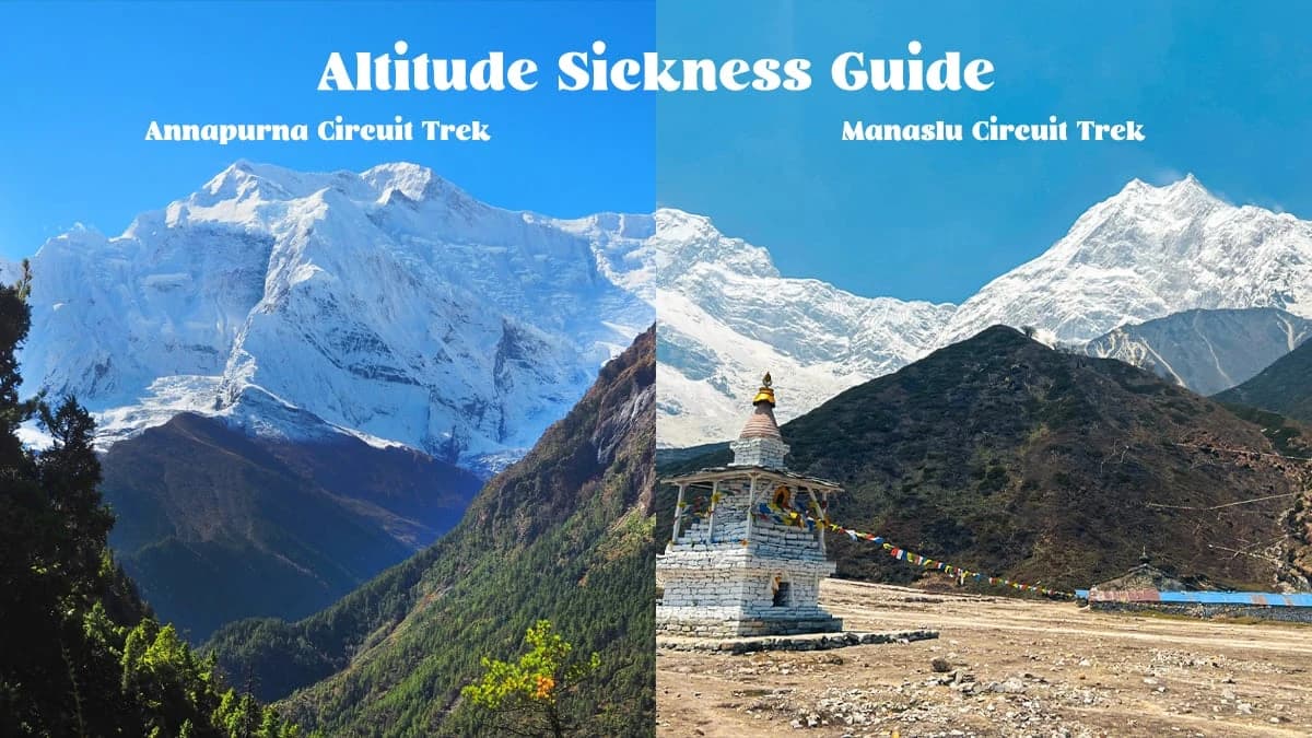 Altitude sickness awareness on the Annapurna and Manaslu Circuit trekking route in Nepal