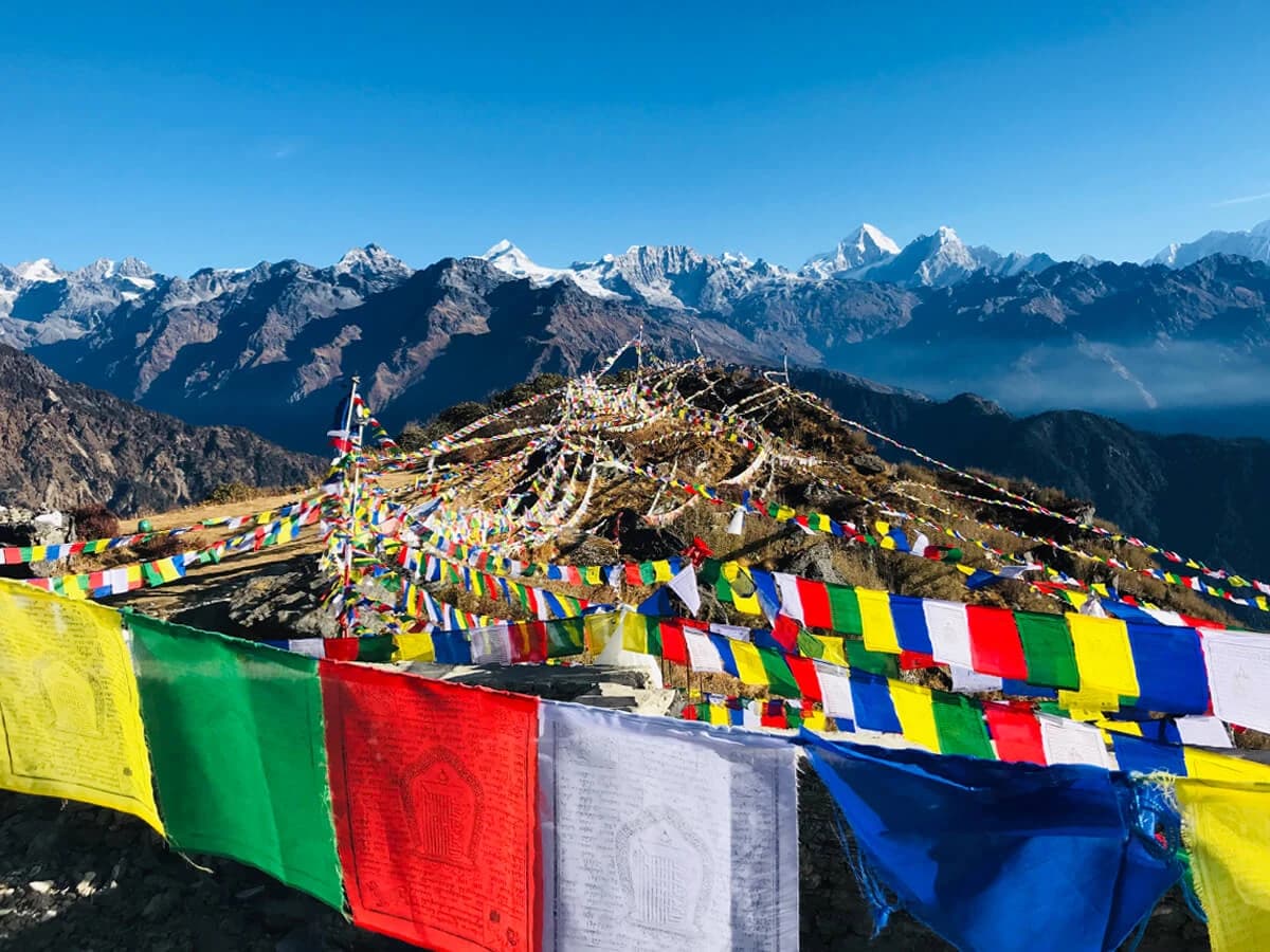 View from Ama Yangri Peak