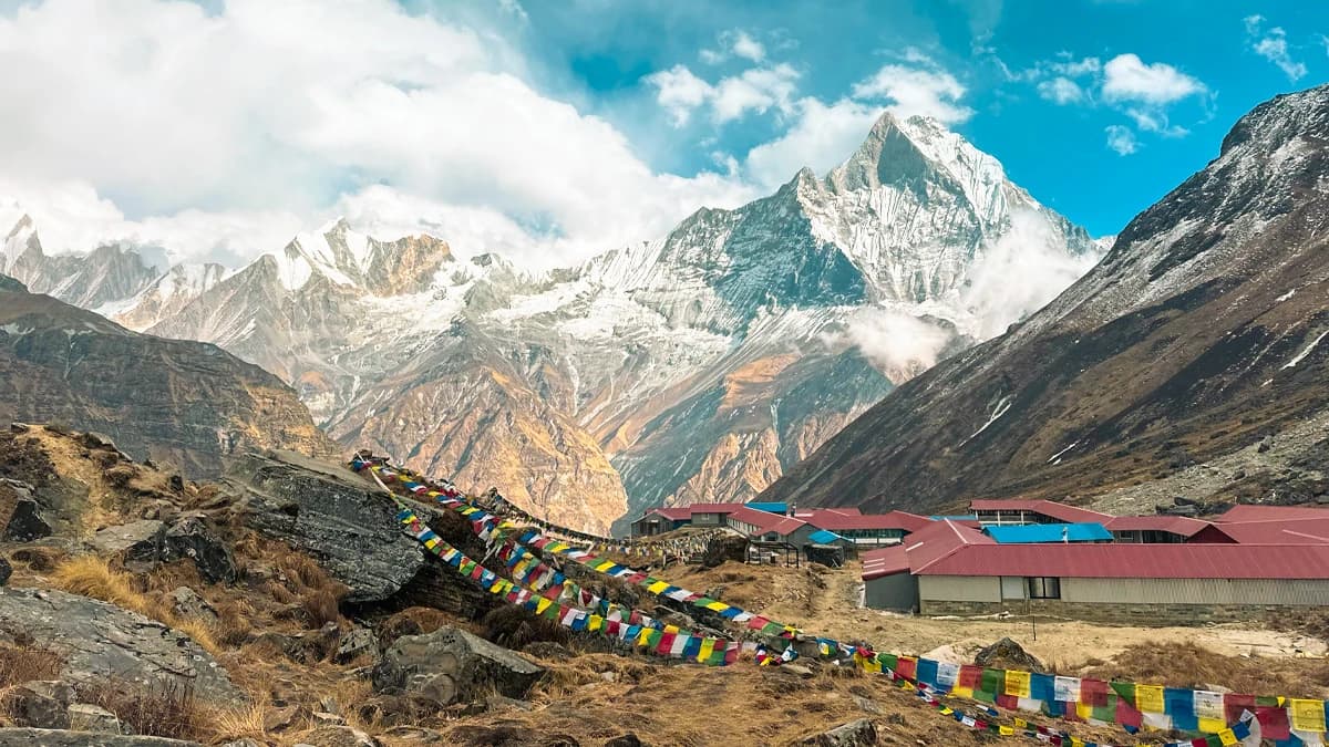 View from Annapurna Base Camp