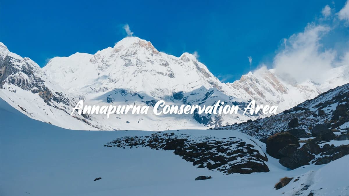 Snow-capped peaks and landscapes of the Annapurna Conservation Area, Nepal