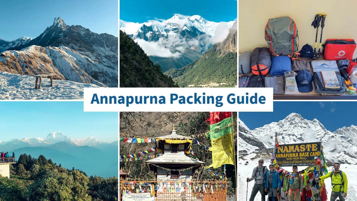 A guide of Packing List for Annapurna Treks