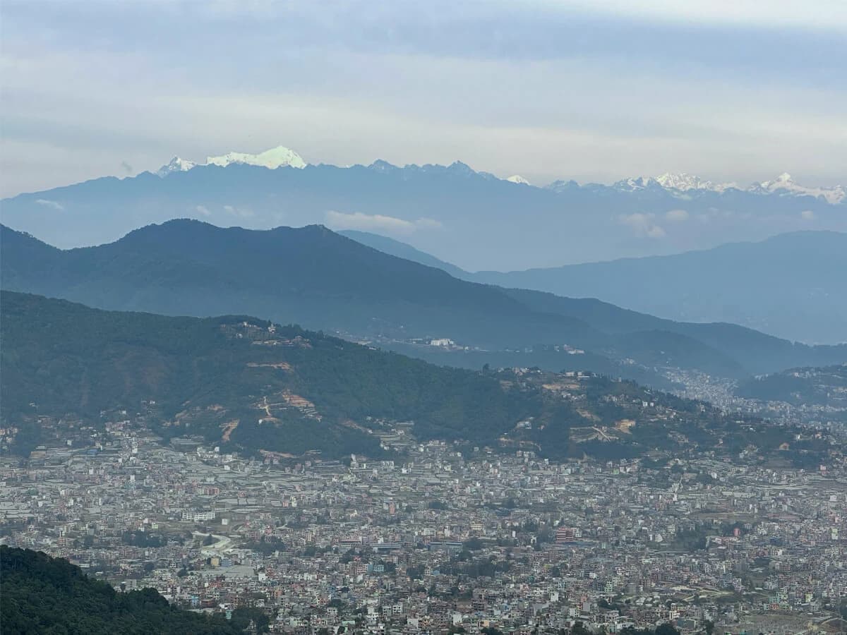 View from Chandragiri Hill