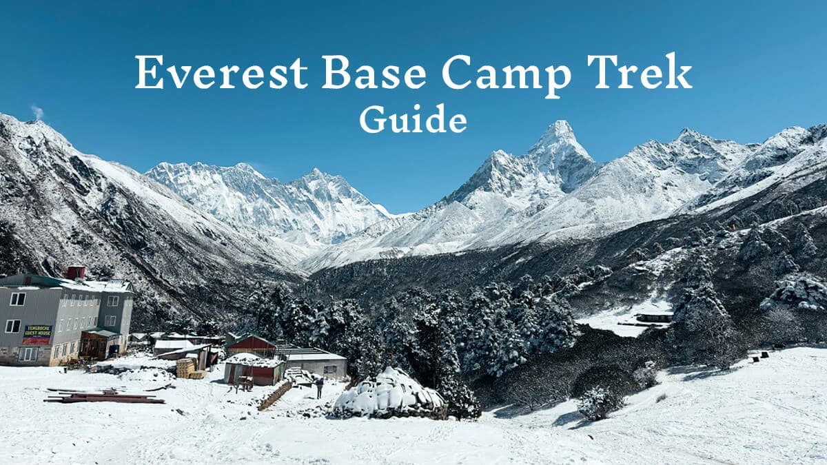 Stunning view from Tengboche Monastery