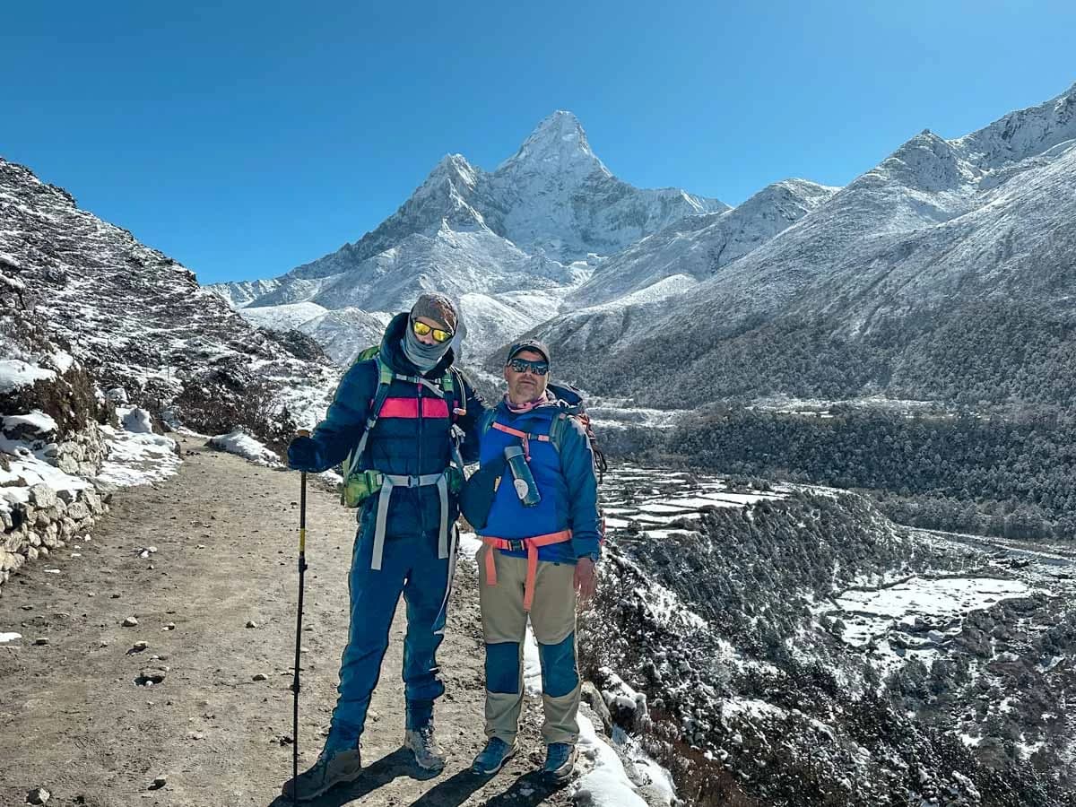 On the way back to Tengboche, Everest Base Camp Trek, Everest Region