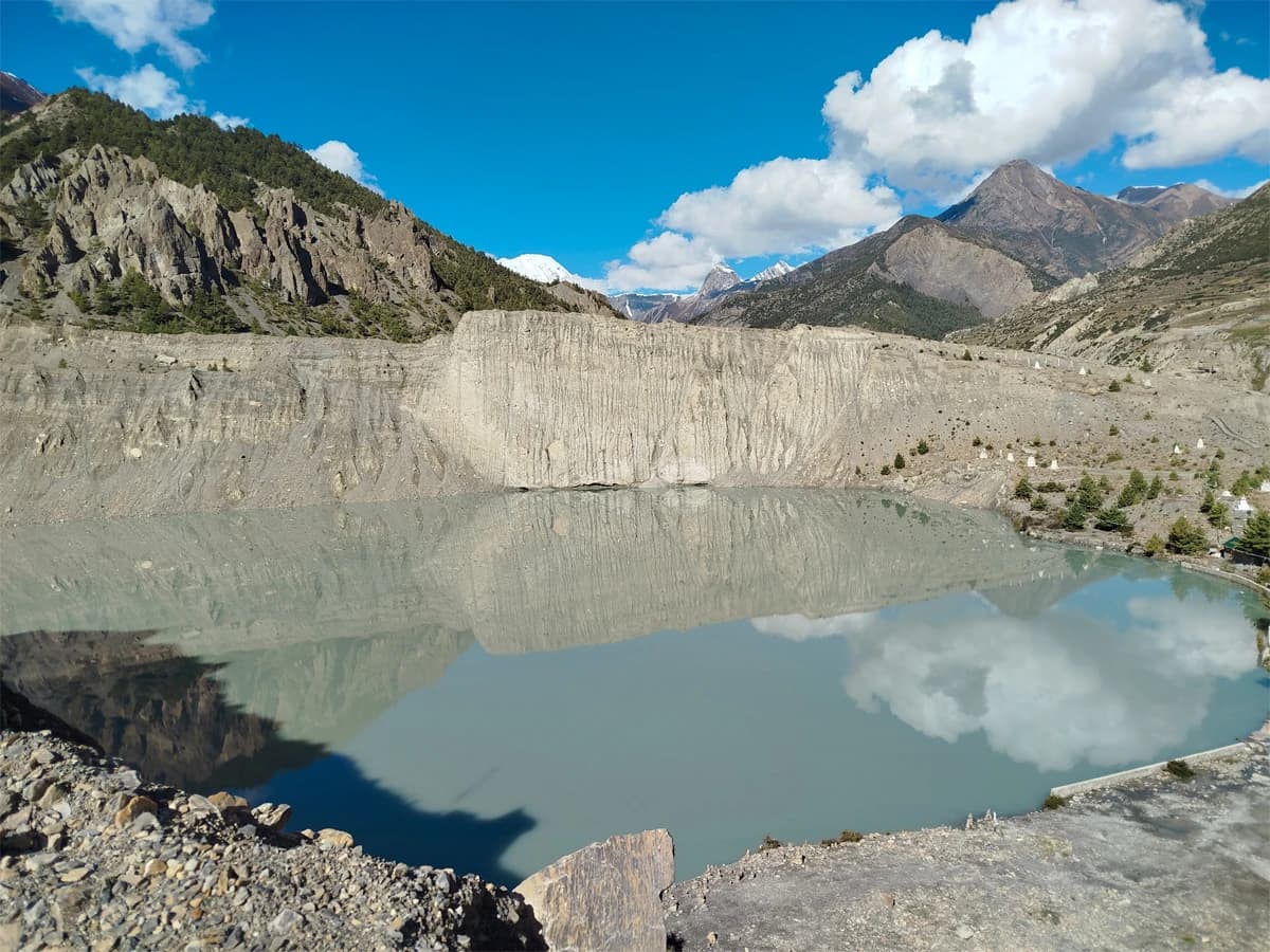 Gangapurna Lake located in Manag