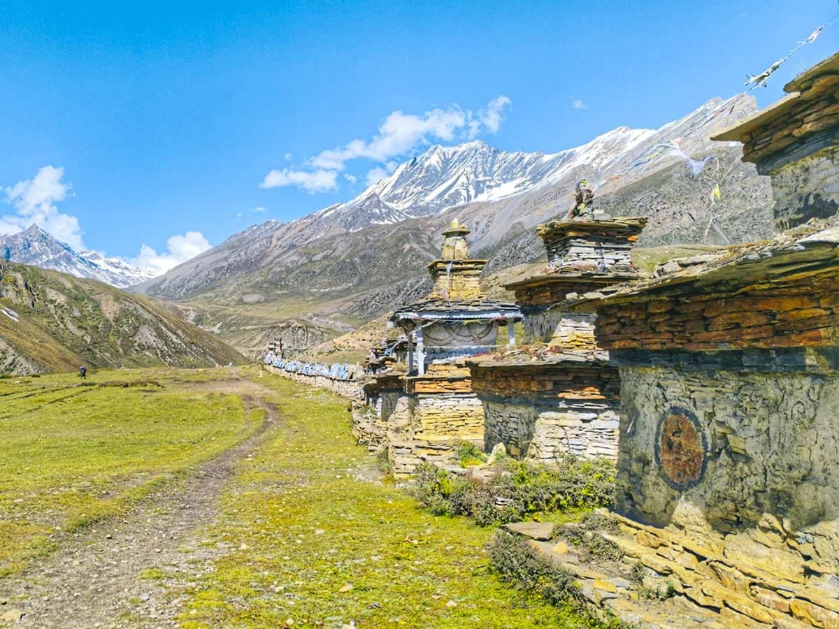 Gompas captured during Nar Phu Valley Trek