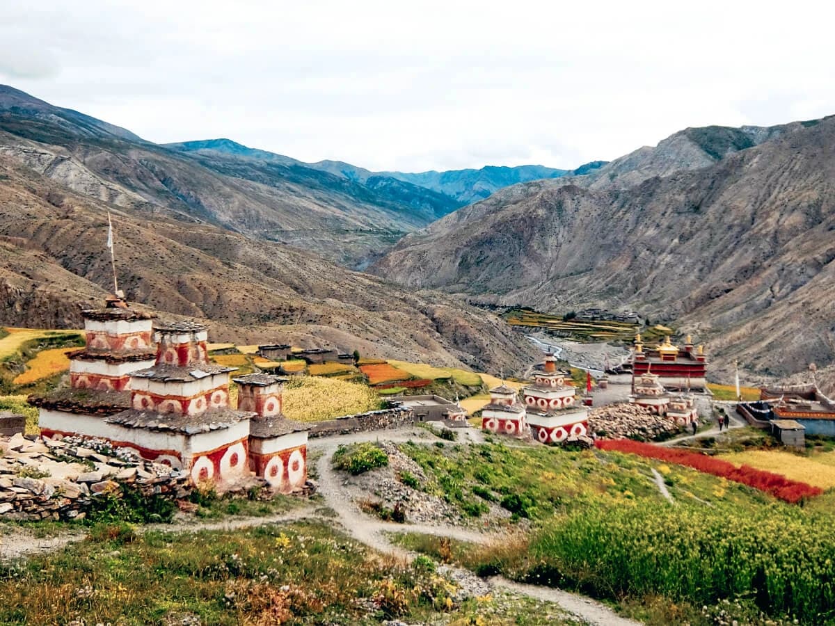 Chortens in Upper Dolpa Regions