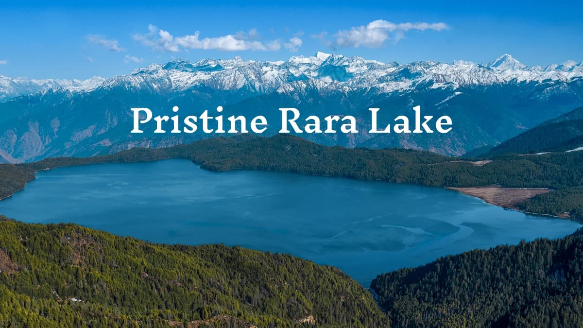 Pristine Rara Lake from Murma Top