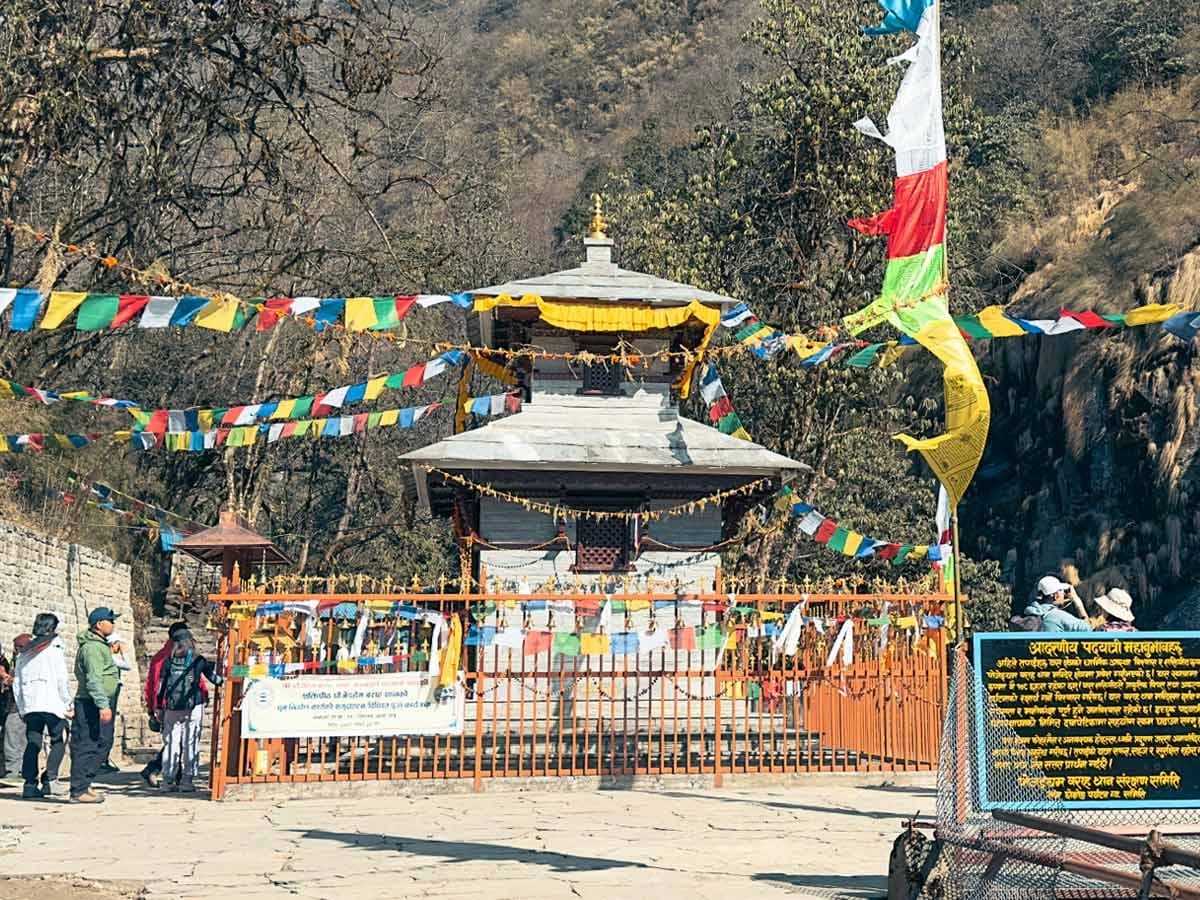Baraha Temple on the way to Annapurna Base Camp