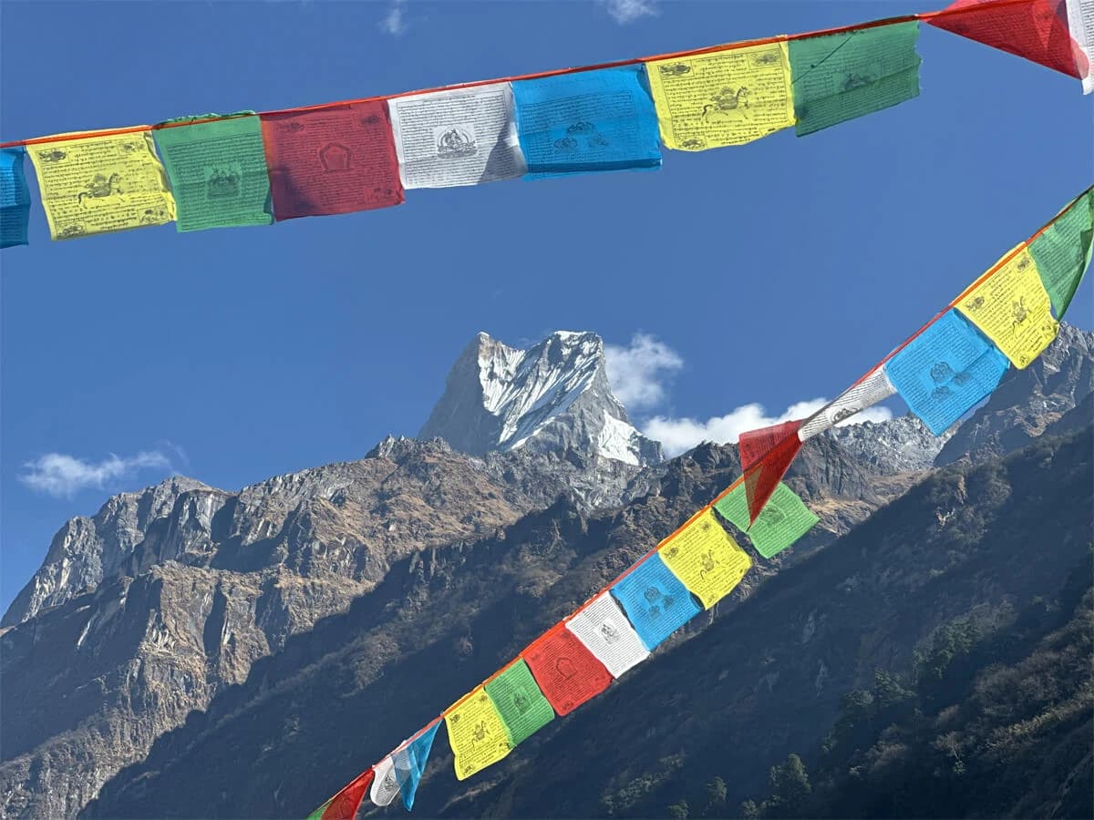 The beauty of Mt. Fishtail (Seen from Dovan)