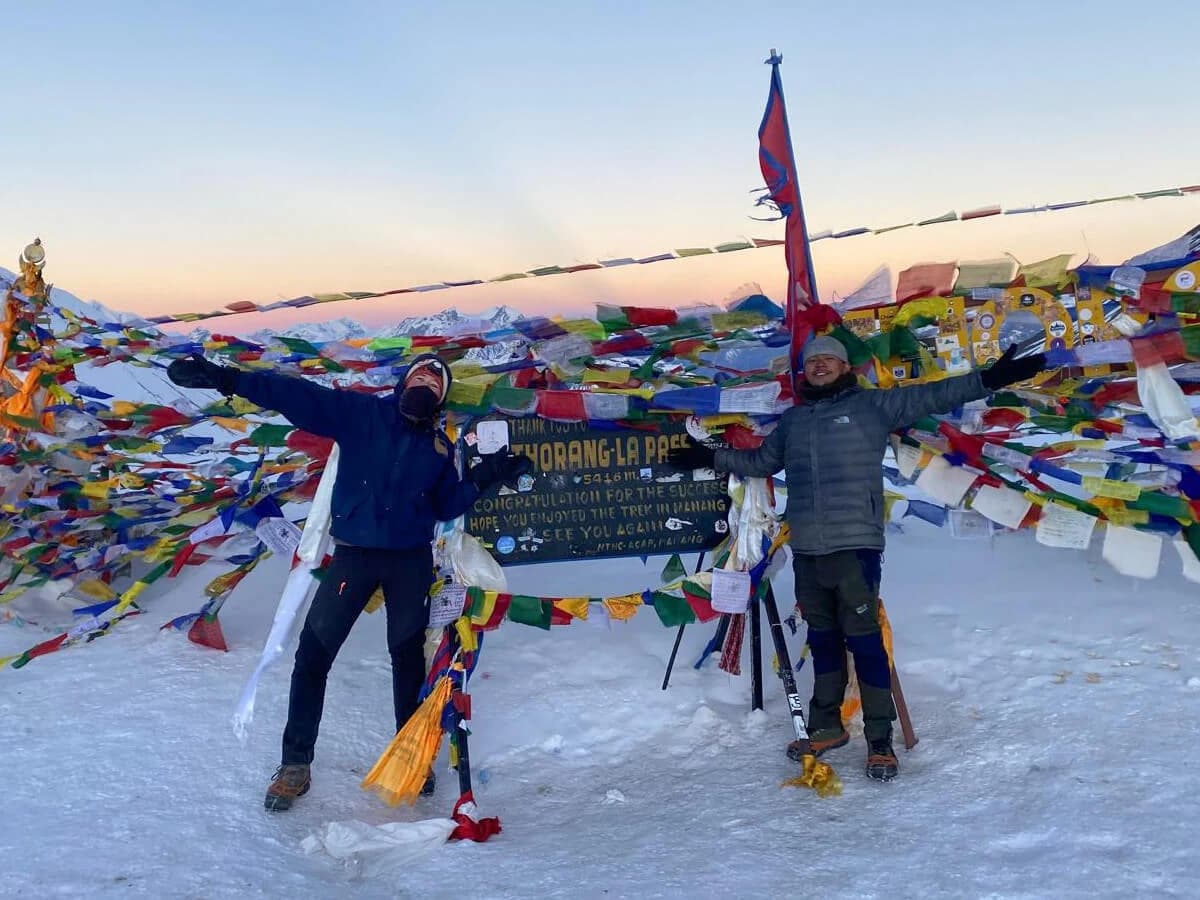 Thorong La Pass on Annapurna Circuit Trek with Shikhar Adventure - 5,416 meters