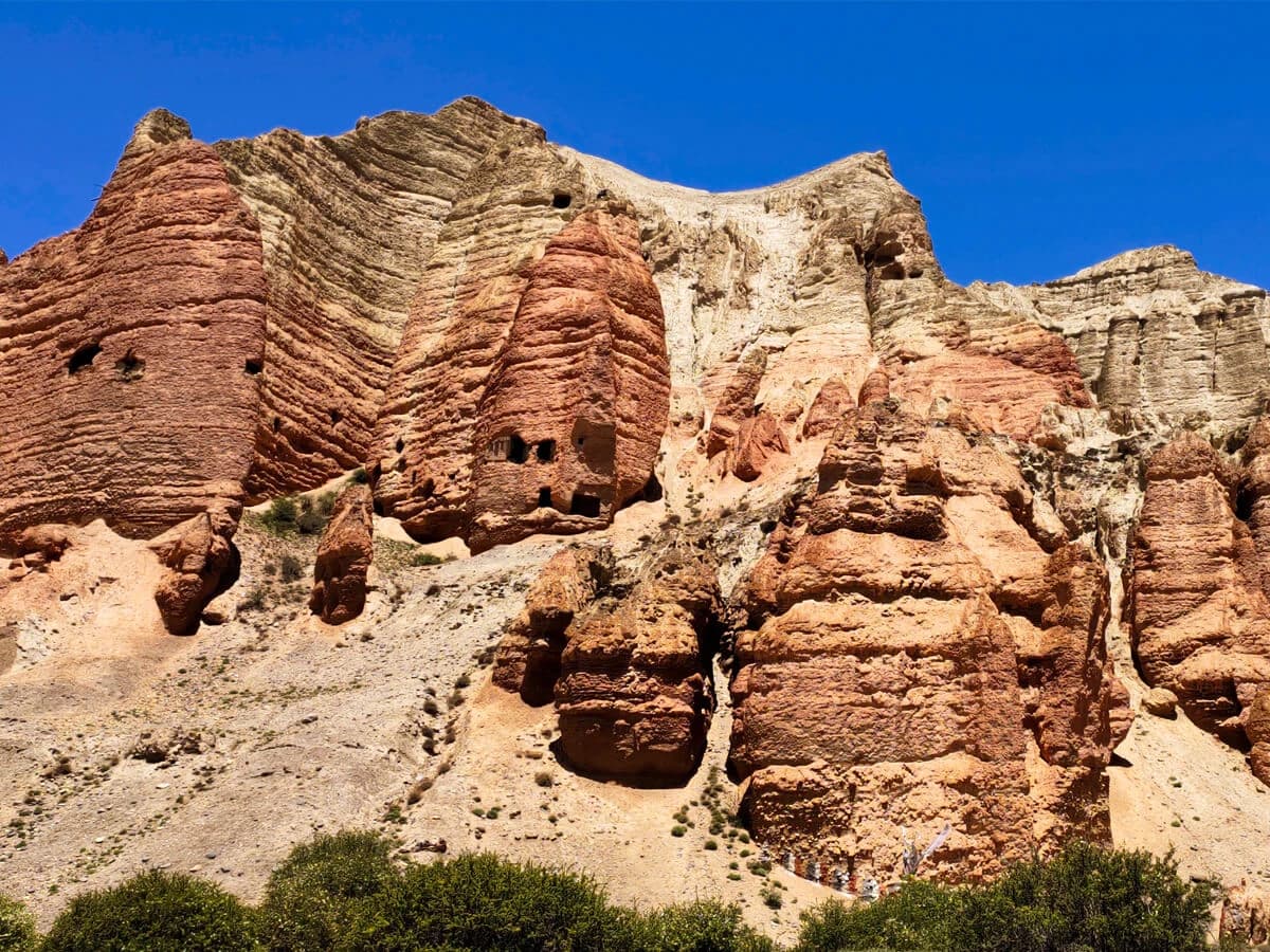 Caves in Upper Mustang