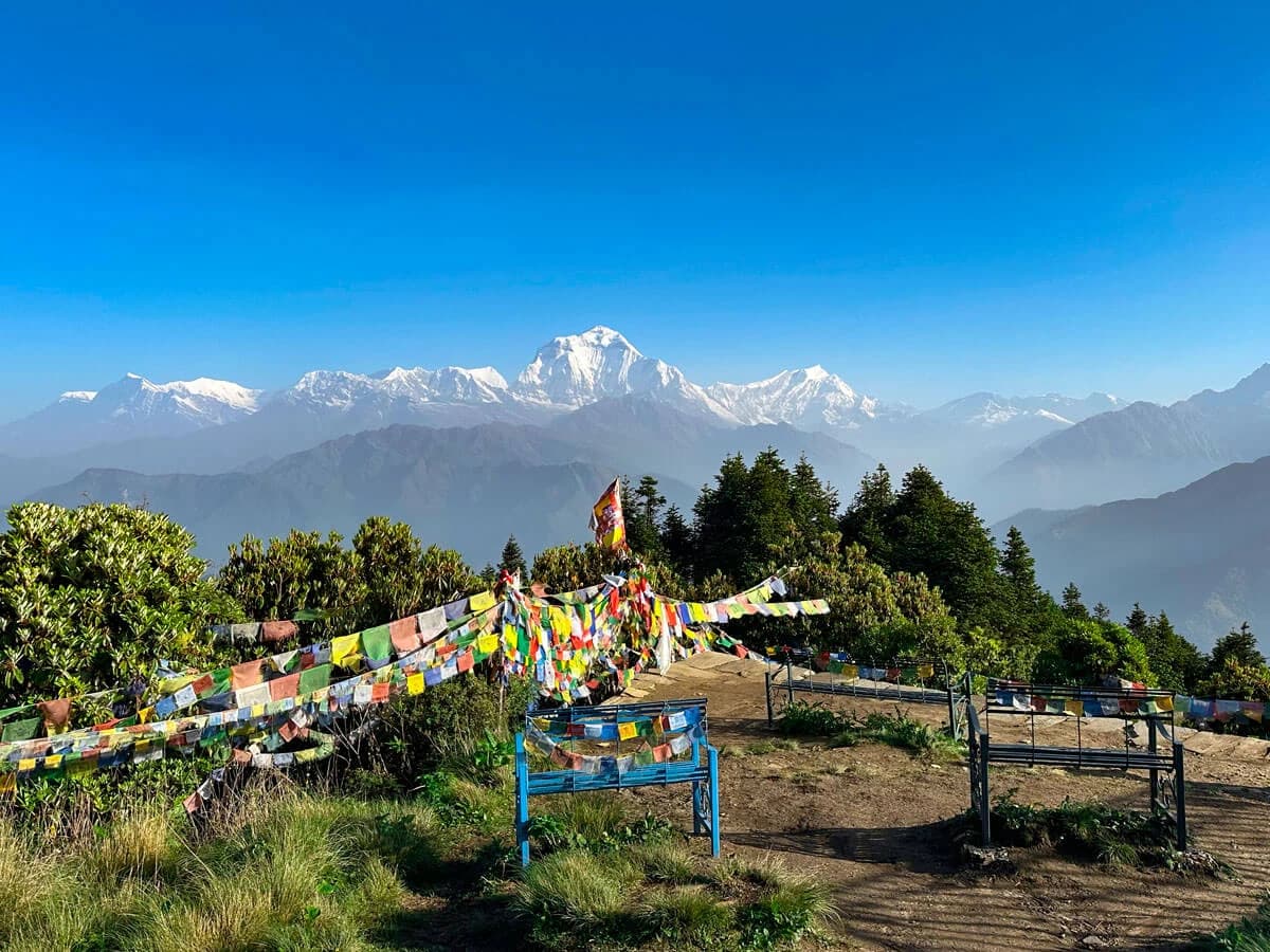 View of Mount Dhaulagiri from Poonhill