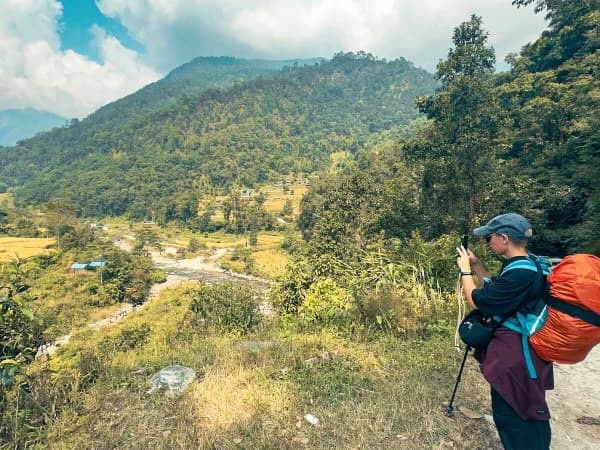 Enroute To Ulleri Abc Trek