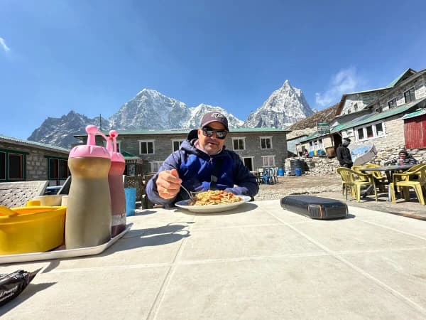 Lunch At Nangkartshang Peak 1